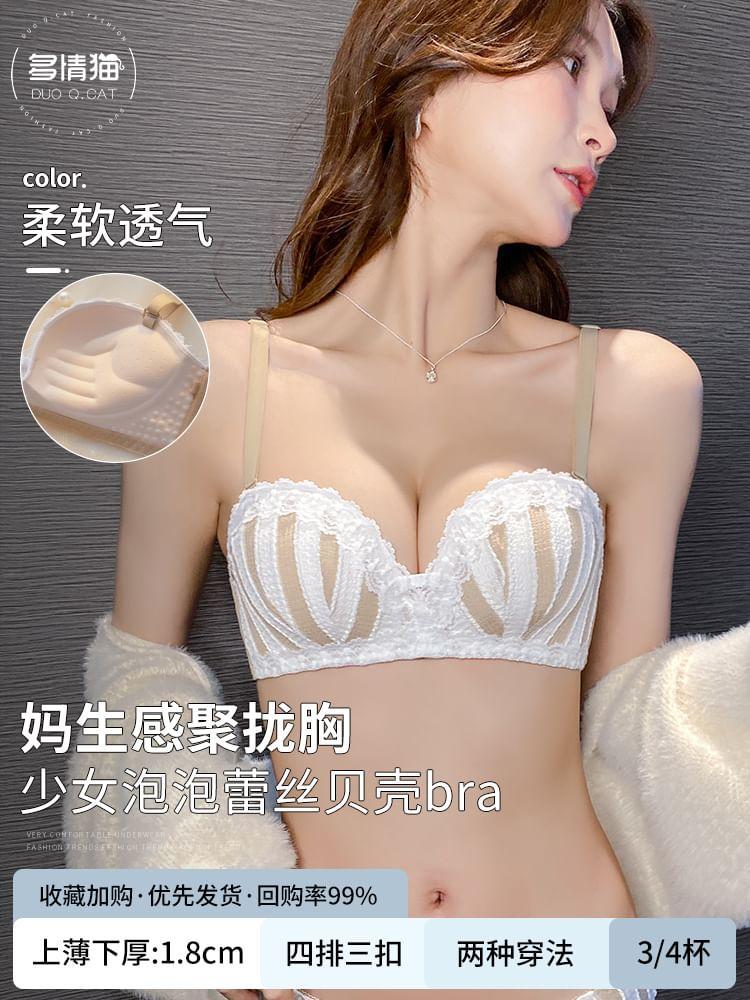 Lace Push Up Bra / Panty / Set Product Image