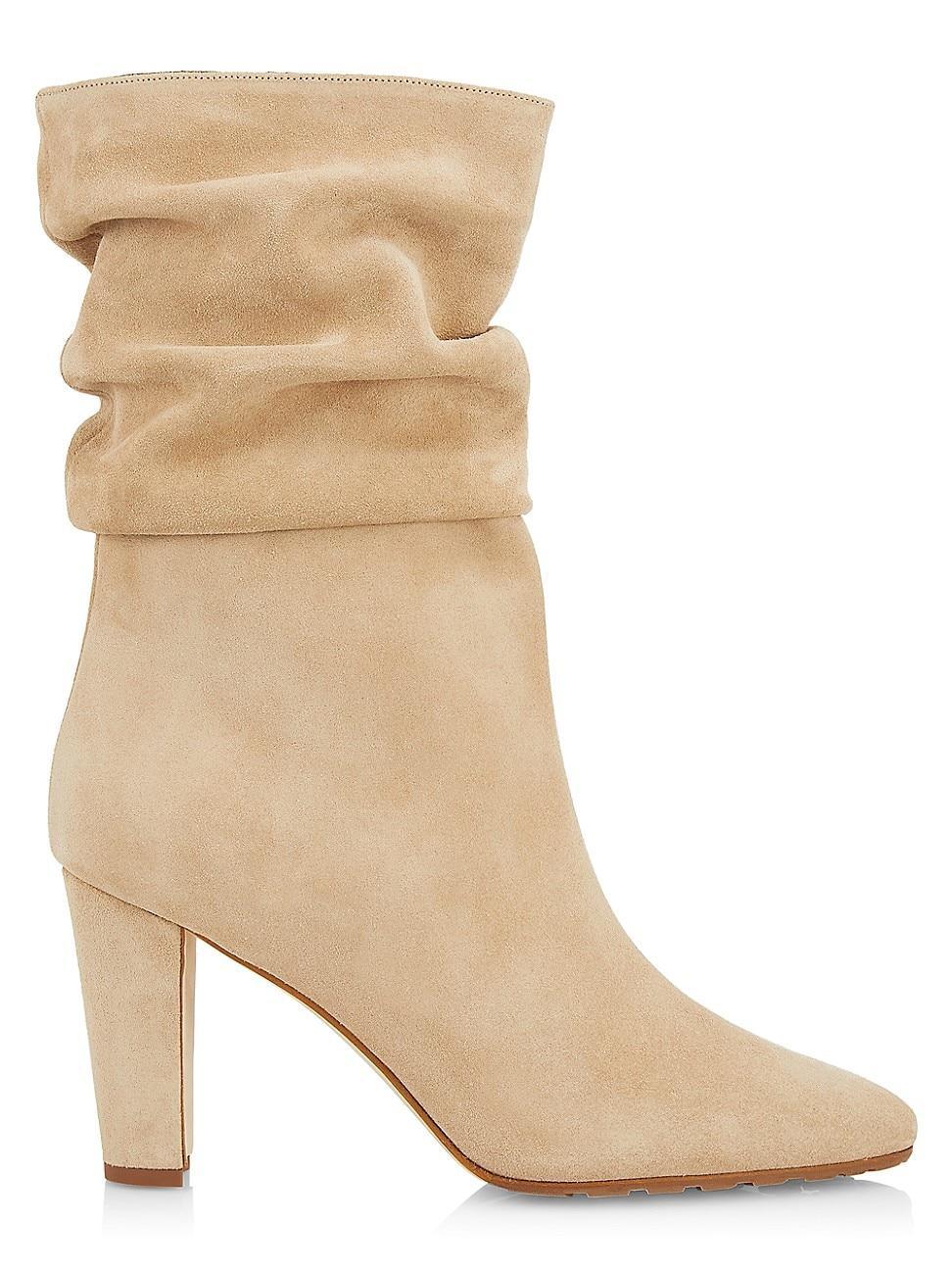 Womens Calasso 90MM Slouchy Suede Booties Product Image