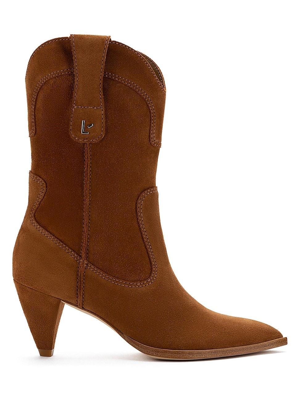 Womens Thelma 70MM Suede Mid-Calf Boots Product Image