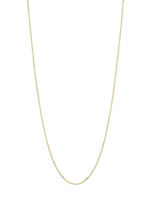 Womens 14K Yellow Gold Beaded Necklace/18 Product Image