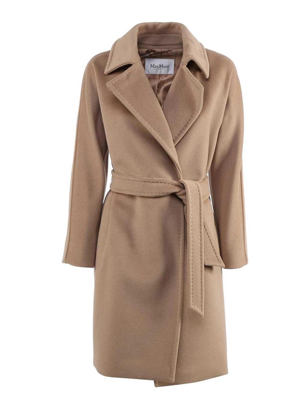 Estella Wool And Cashmere Coat In Brown Product Image