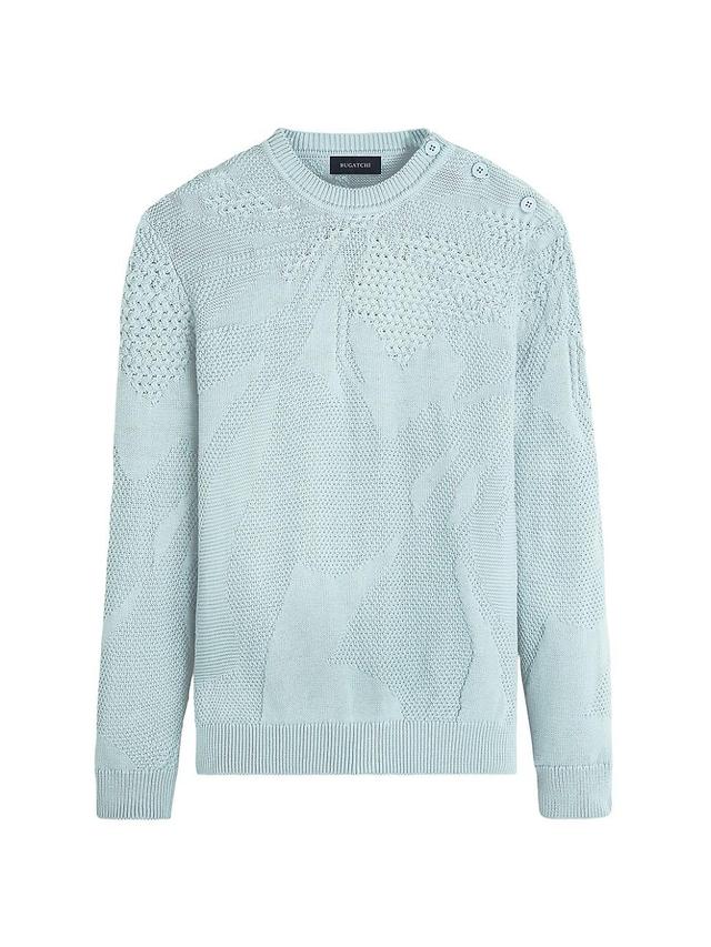 Mens Cotton Crewneck Sweater Product Image