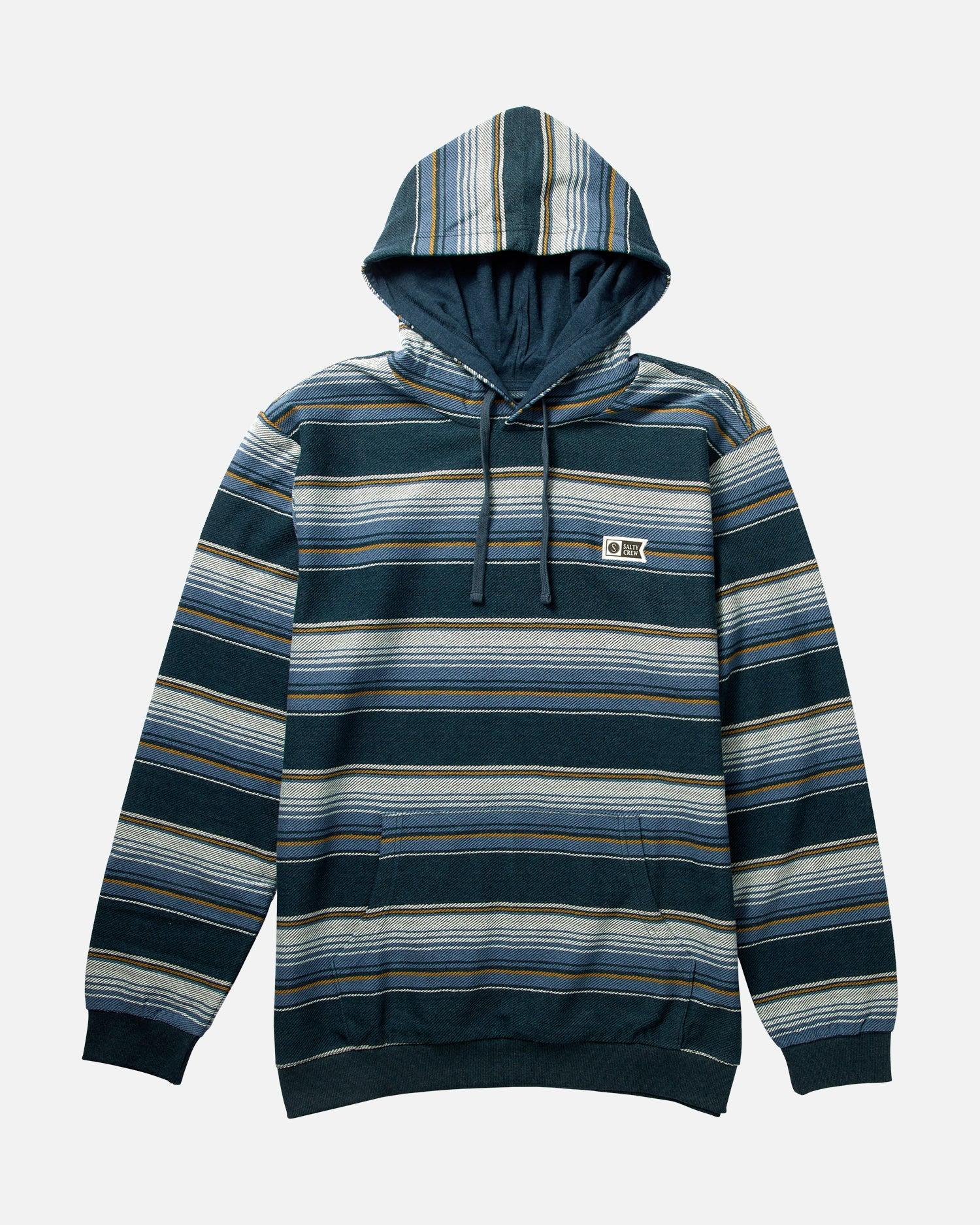 Crewser Knit Hoodie - Navy Male Product Image