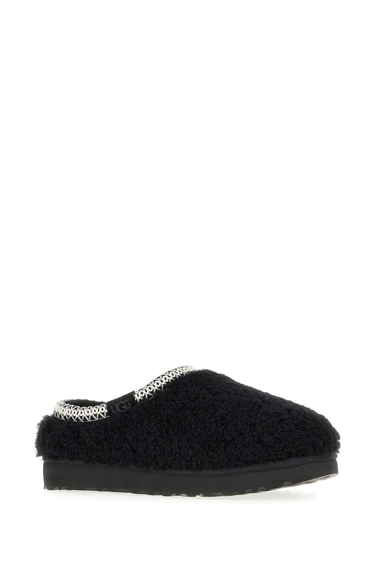 UGG Tasman Shearling-lined Suede Slippers In Nero Product Image