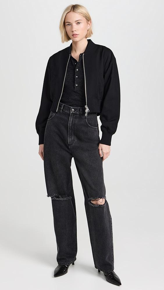 AMI Zipped Bomber Jacket | Shopbop Product Image