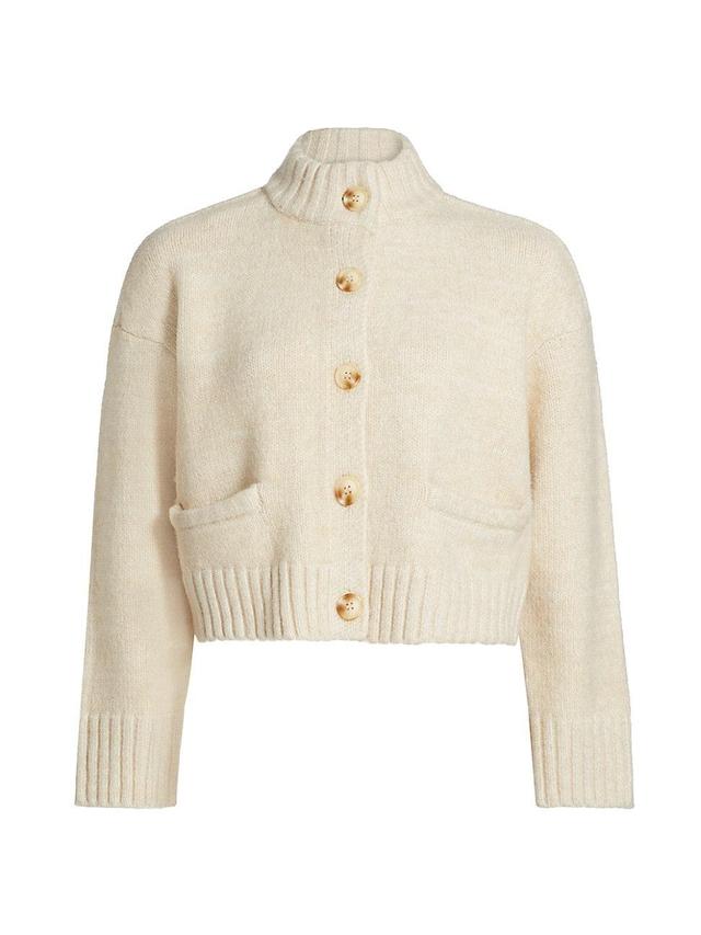 Womens Rhett Marled Wool-Blend Cardigan Product Image