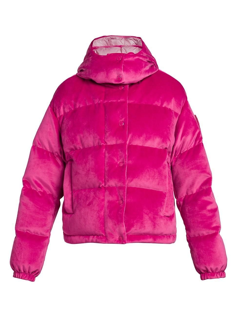 Moncler Daos Velvet Down Puffer Jacket Product Image