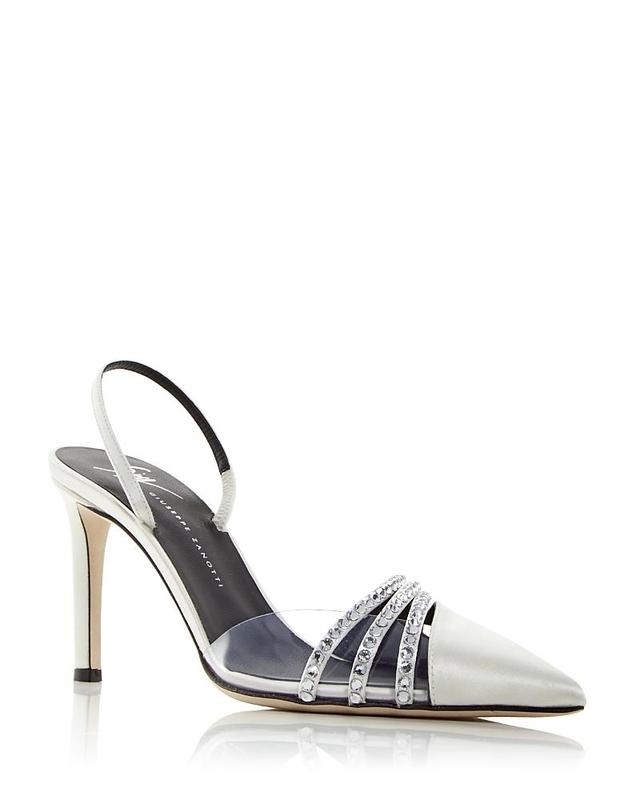 Giuseppe Zanotti Womens Embellished Slingback High Heel Sandals - 100% Exclusive Product Image