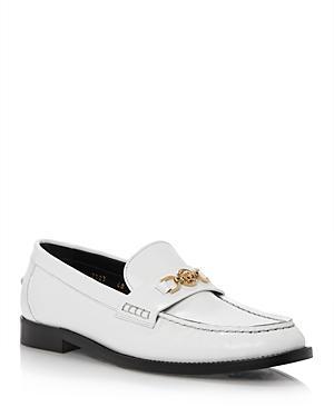 Versace Womens Slip On Embellished Loafer Flats Product Image