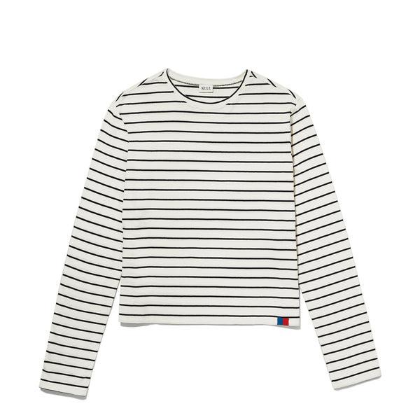 The Venice - Cream/Navy Pinstripe Product Image