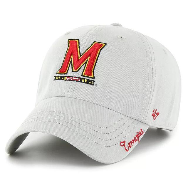 Womens 47 Gray Maryland Terrapins Miata Clean Up Adjustable Hat Product Image