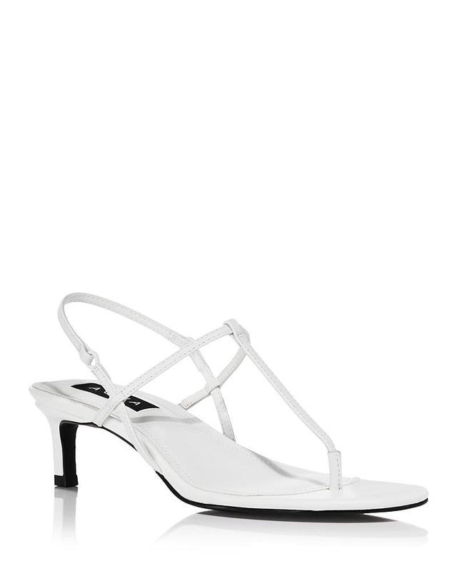 Aqua Womens T Strap Slingback High Heel Sandals - 100% Exclusive Product Image