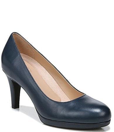 Naturalizer Michelle Leather Low Platform Pumps Product Image