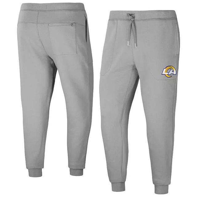 Mens NFL x Darius Rucker Collection by Fanatics Gray Los Angeles Rams Fleece Jogger Pants Product Image