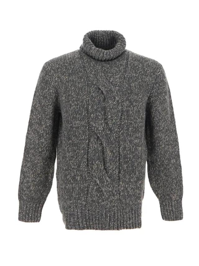 Knit Turtleneck Sweater In C1209 Product Image