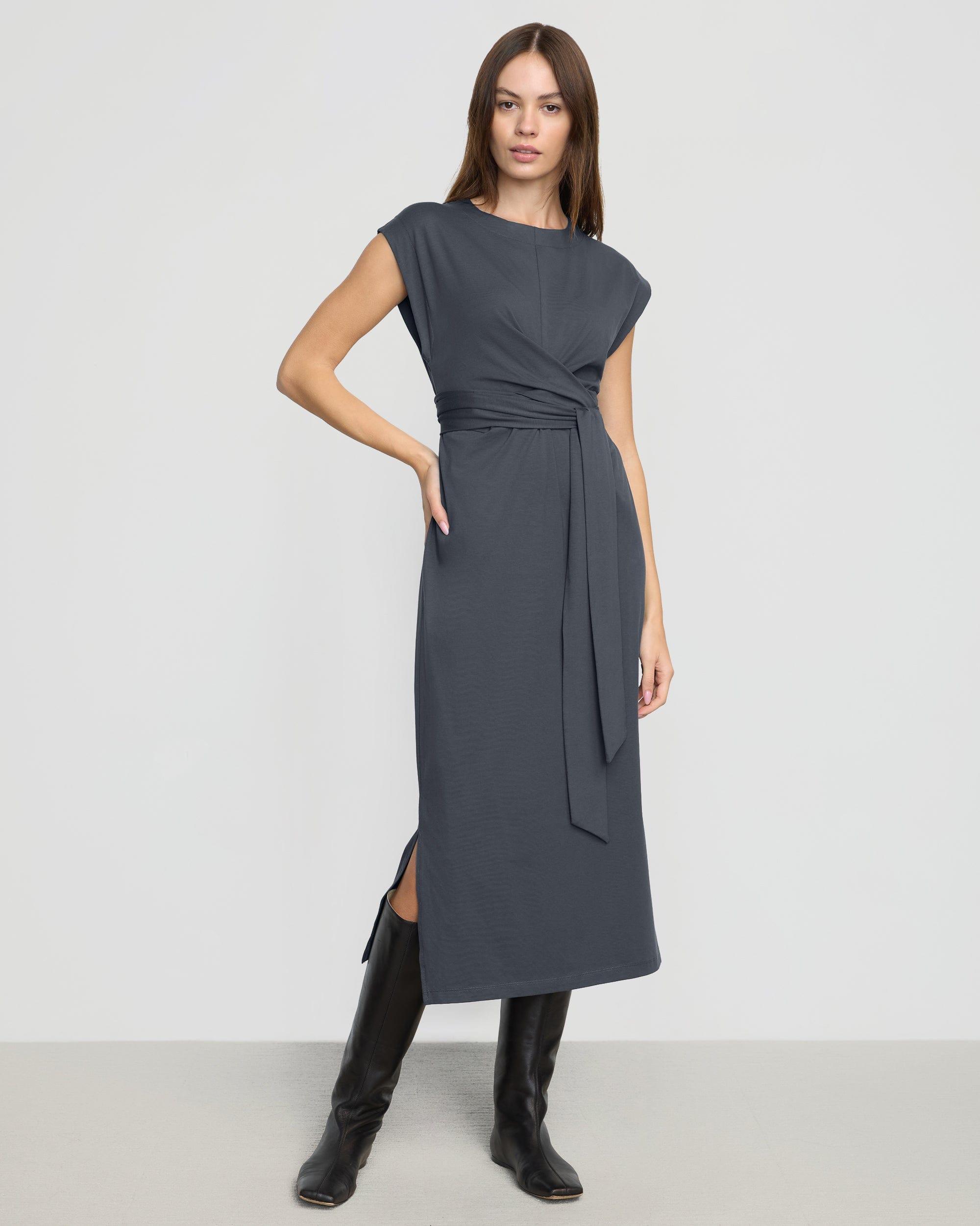 Fei Tie-Front Organic Cotton Dress Product Image