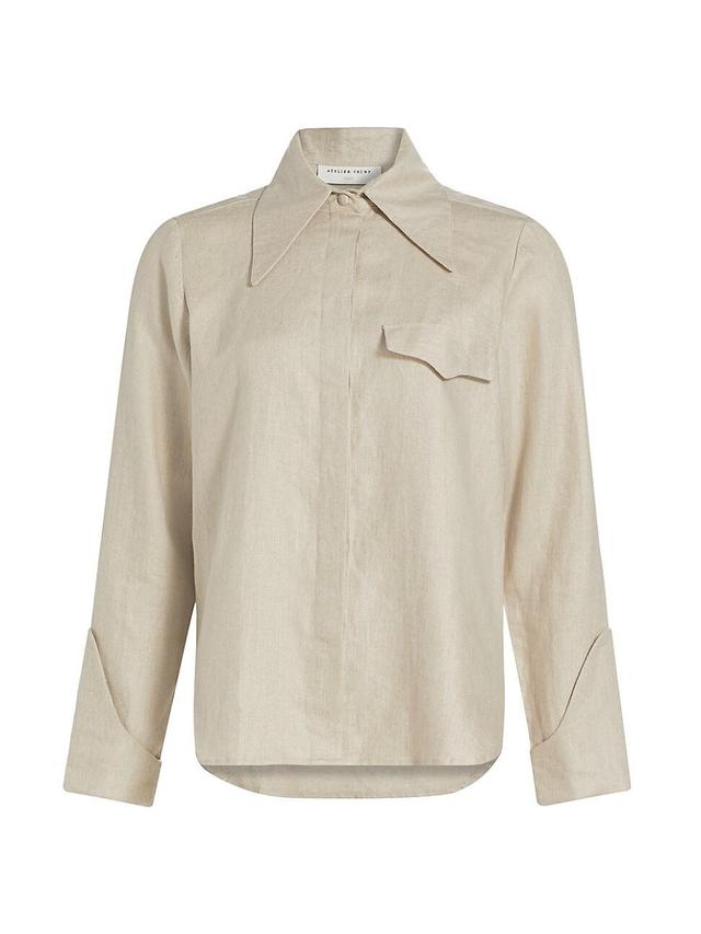 Womens Giorgia Linen Shirt Product Image