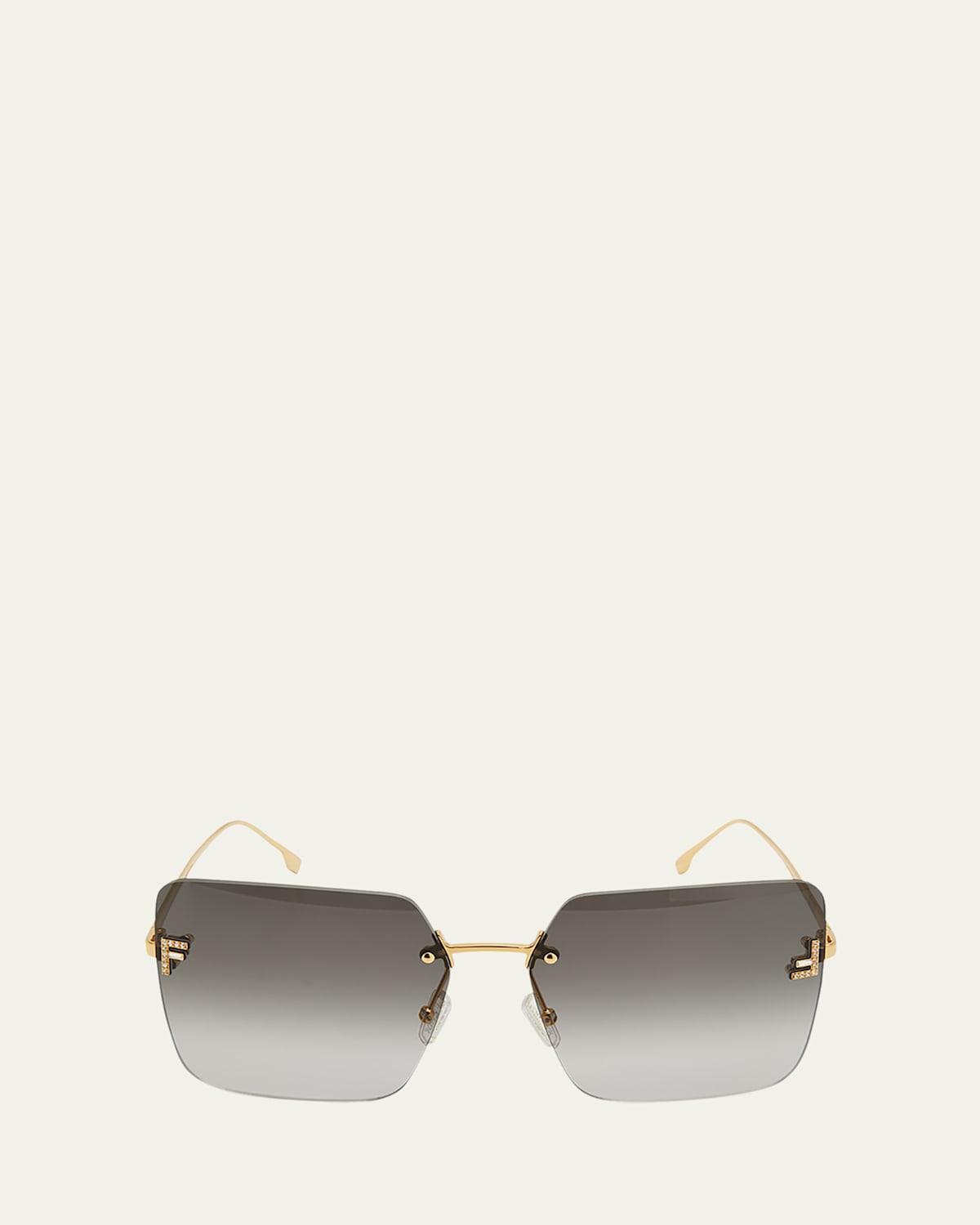 Womens 59MM Square Sunglasses Product Image