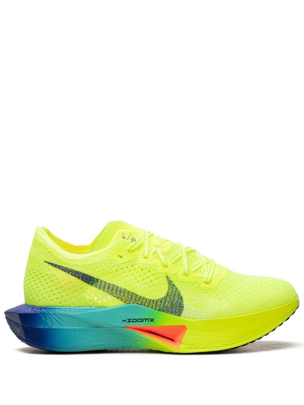 NIKE Women S Zoomx Vaporfly Next% 3 Sneakers Volt / Scream Green / Barely Volt / In Black Product Image