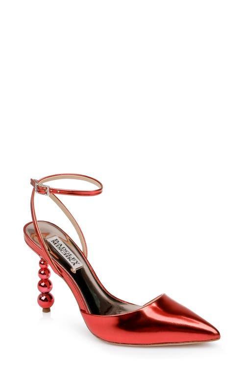 Badgley Mischka Collection Indie II Ankle Strap Pointed Toe Pump Product Image