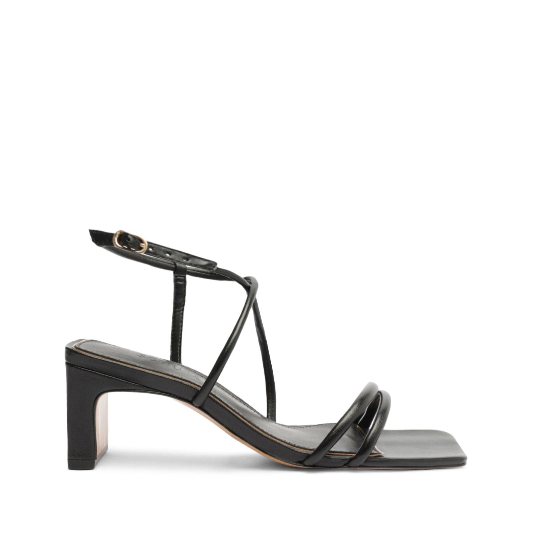 Aimee Block Leather Sandal Female Product Image