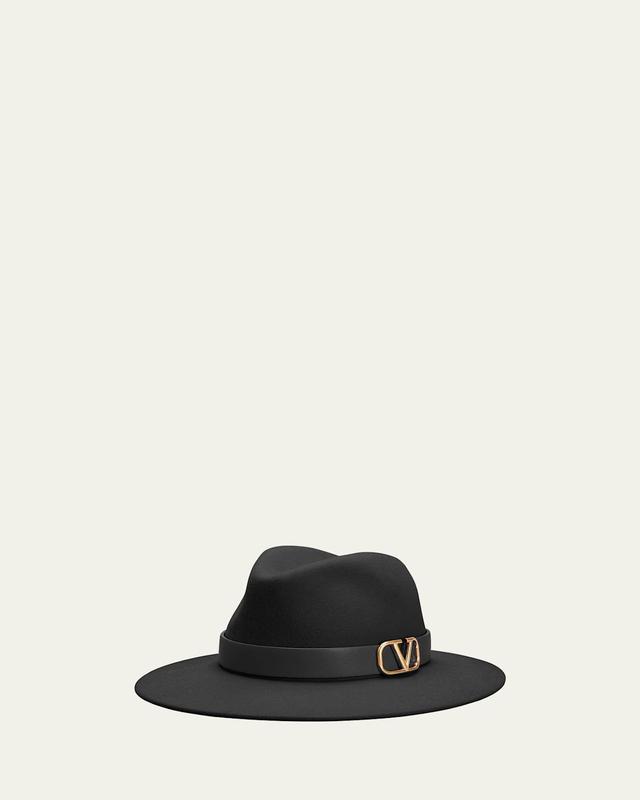 Valentino Garavani VLOGO Wool Felt Fedora Product Image