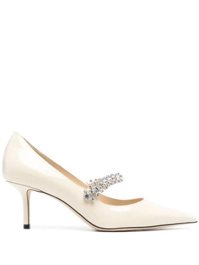 JIMMY CHOO Swarovski Decollete Shoes In Beige Product Image