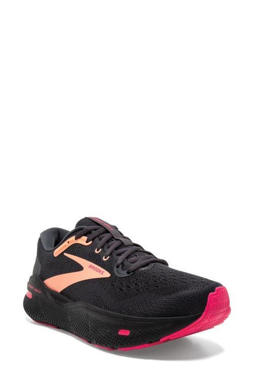 Brooks Ghost Max Papaya/Raspberry) Women's Shoes Product Image