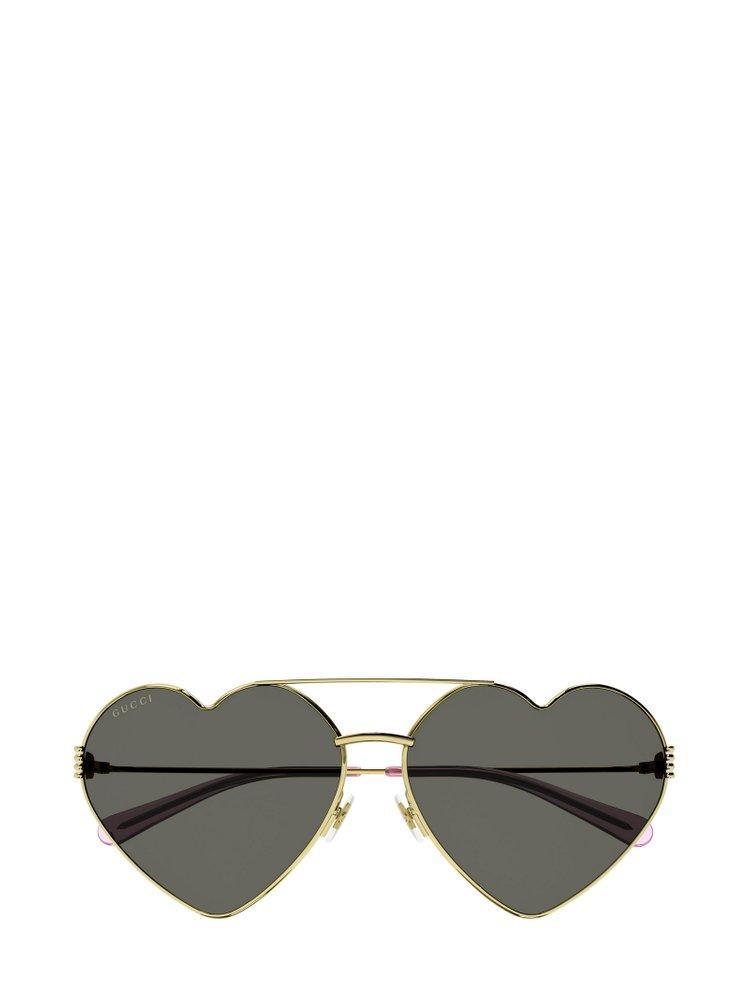 Eyewear Geometric Frame Sunglasses In Gold Product Image