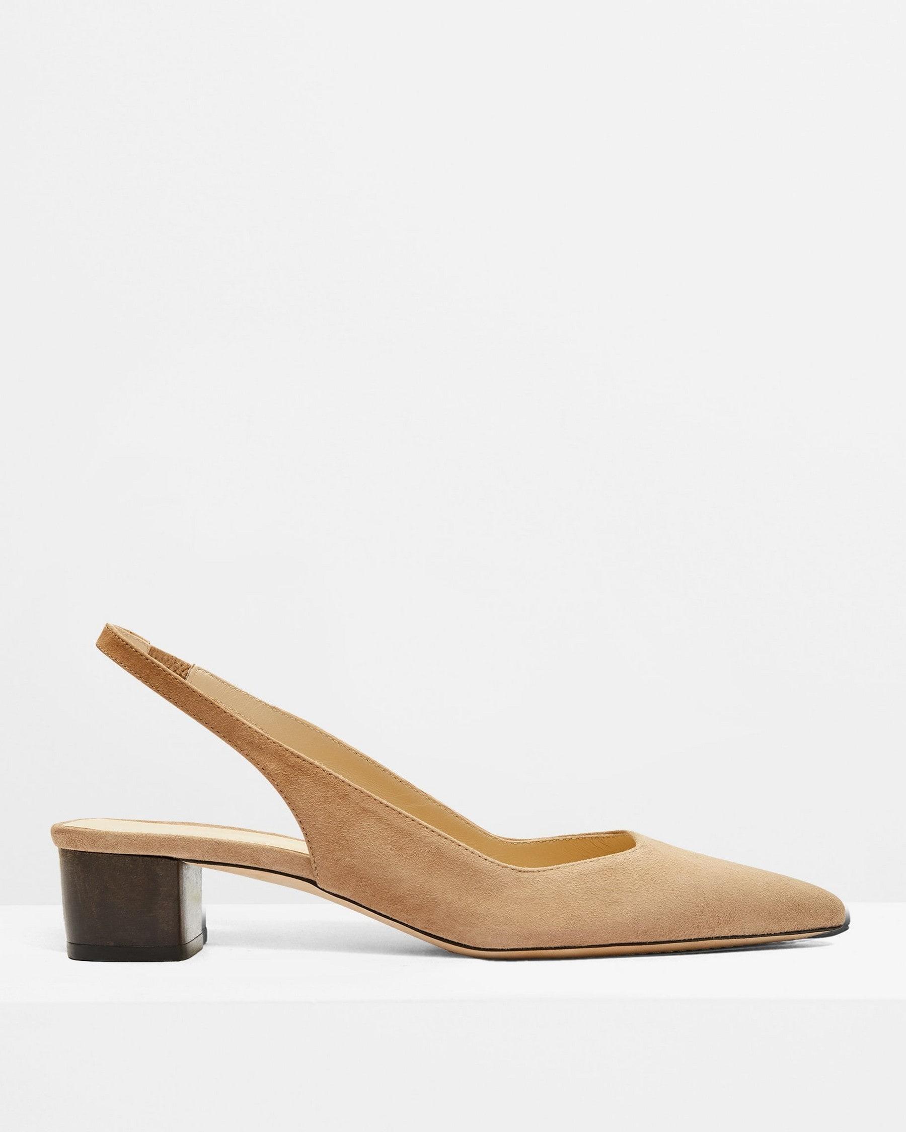 Block Heel Slingback in Suede product image