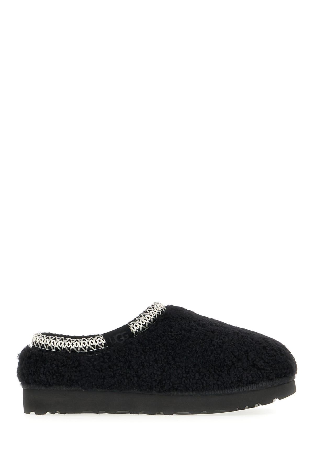 UGG Tasman Shearling-lined Suede Slippers In Nero Product Image