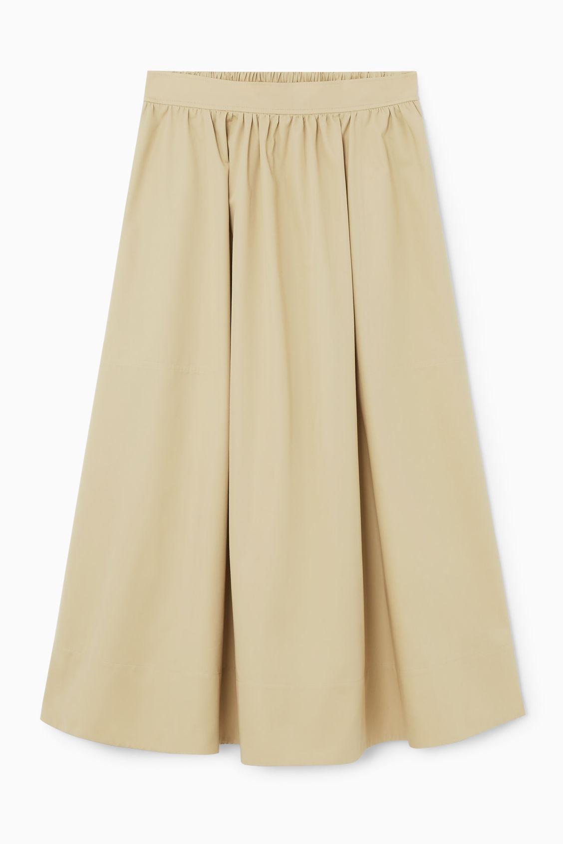 ELASTICATED MIDI SKIRT Product Image