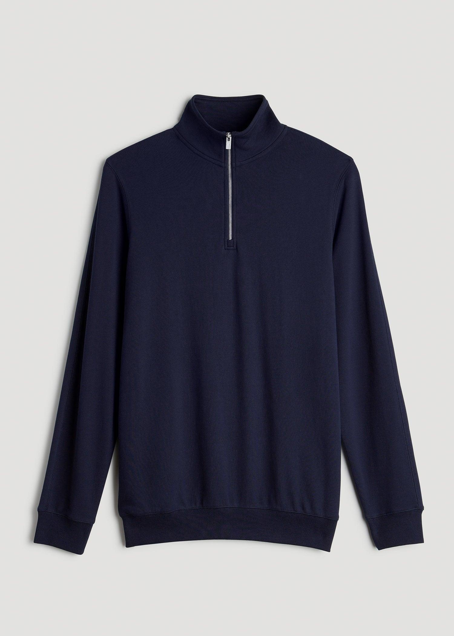 Wearever 2.0 French Terry Quarter-Zip Tall Men's Sweatshirt in Evening Blue Male Product Image