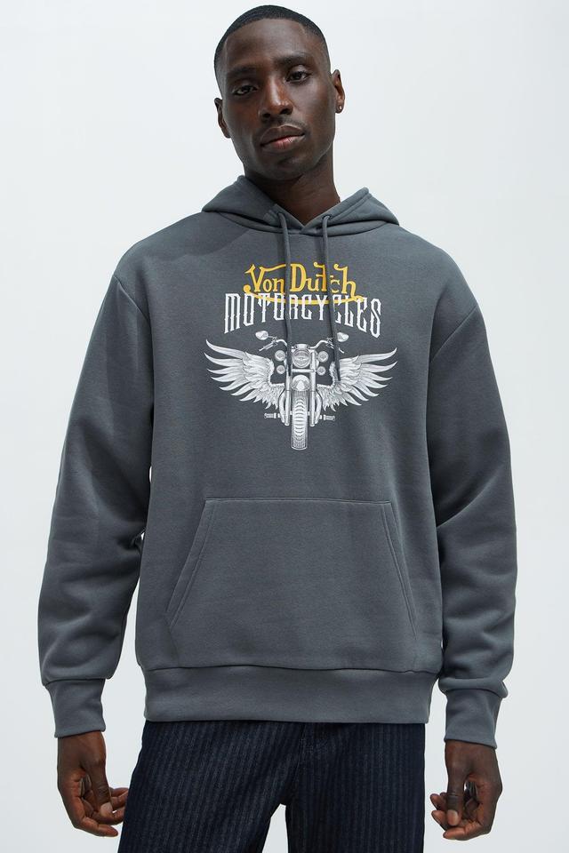 Von Dutch Bee Hoodie - Charcoal Product Image