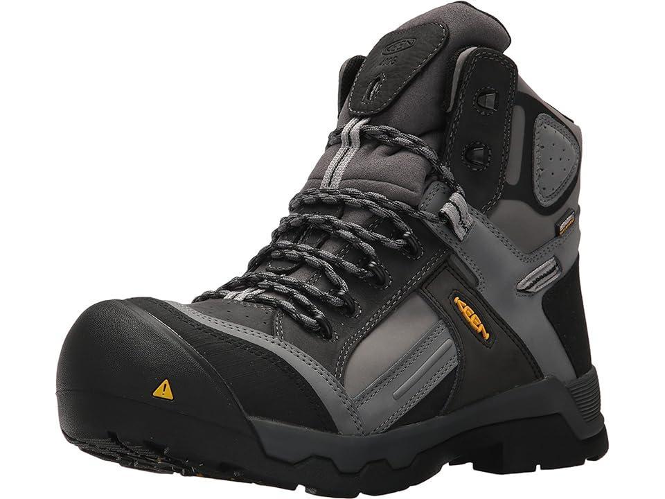 KEEN Utility Davenport 6 400G CT Waterproof (Comp Toe) (Magnet/Steel/Grey) Men's Work Boots Product Image