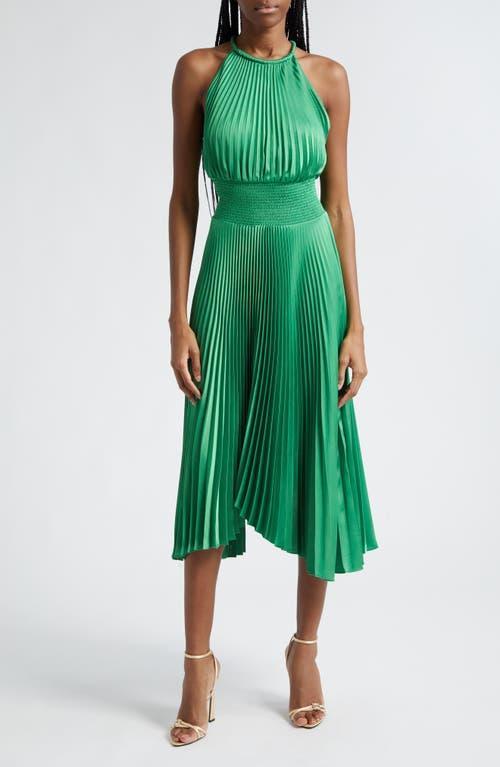 A. L.C. Renzo II Pleated Sleeveless Midi Dress Product Image