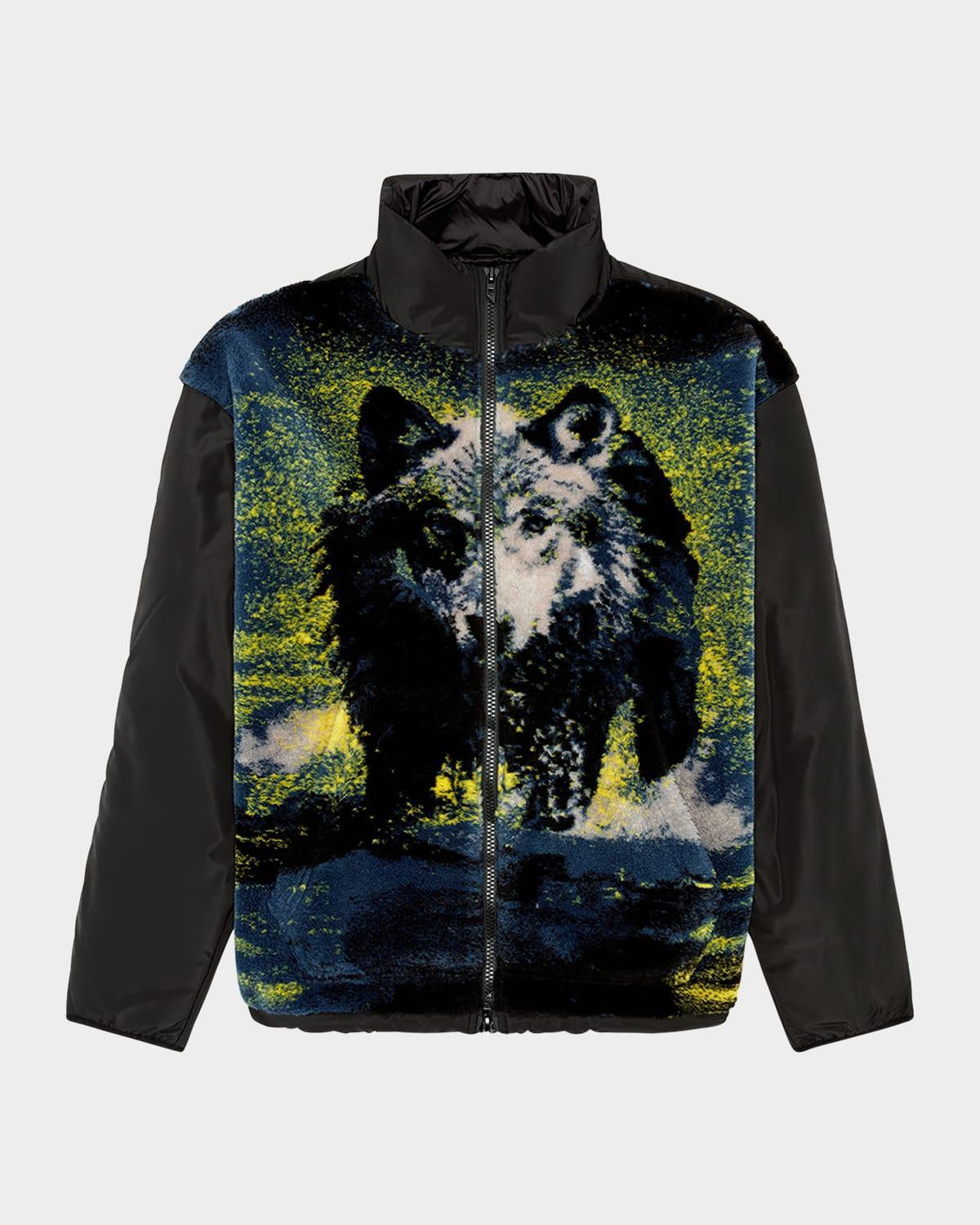 Mens S-Berto Wolf Teddy Jacket Product Image