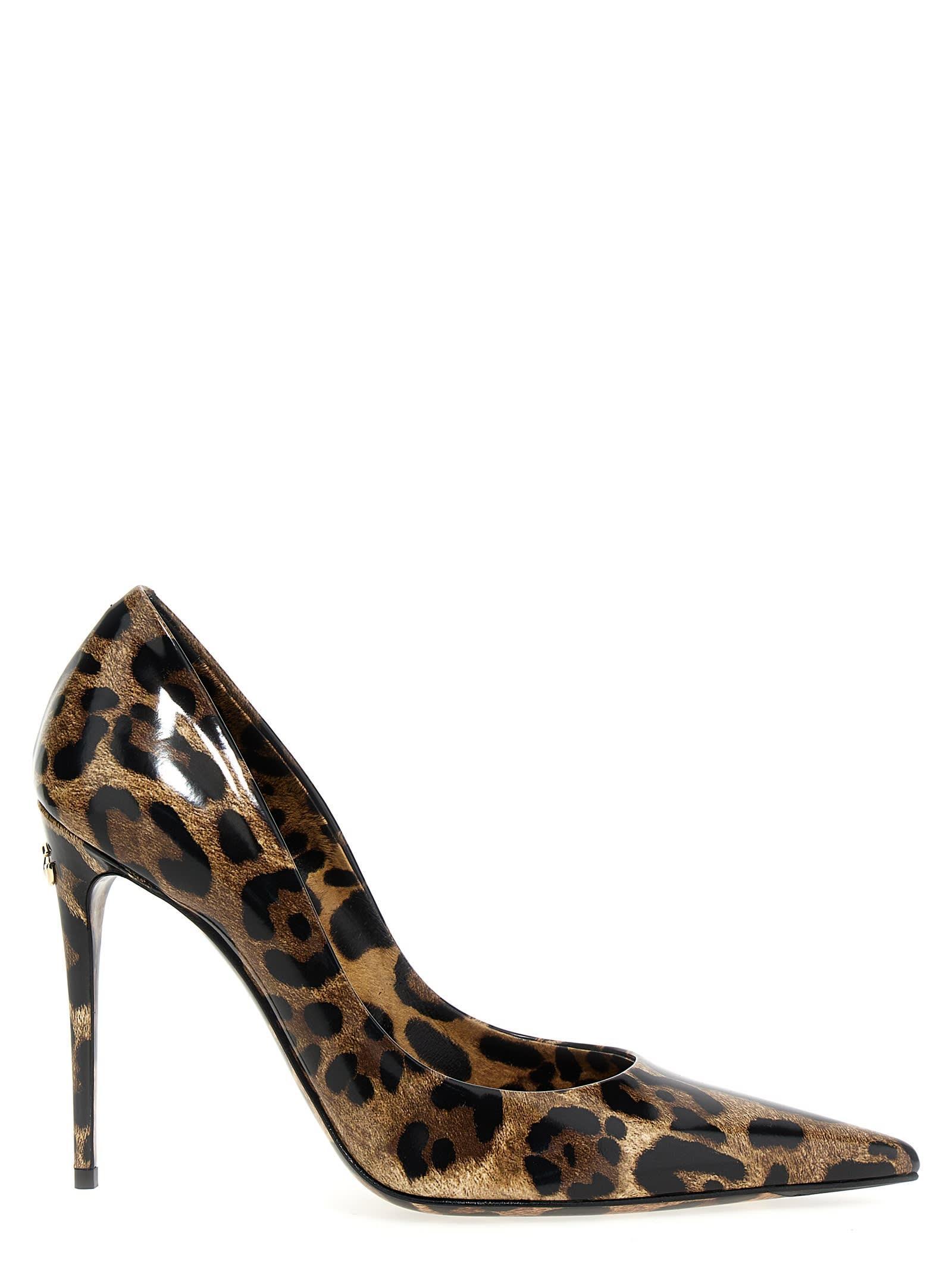 DOLCE & GABBANA Animalier Pumps Multicolor Product Image