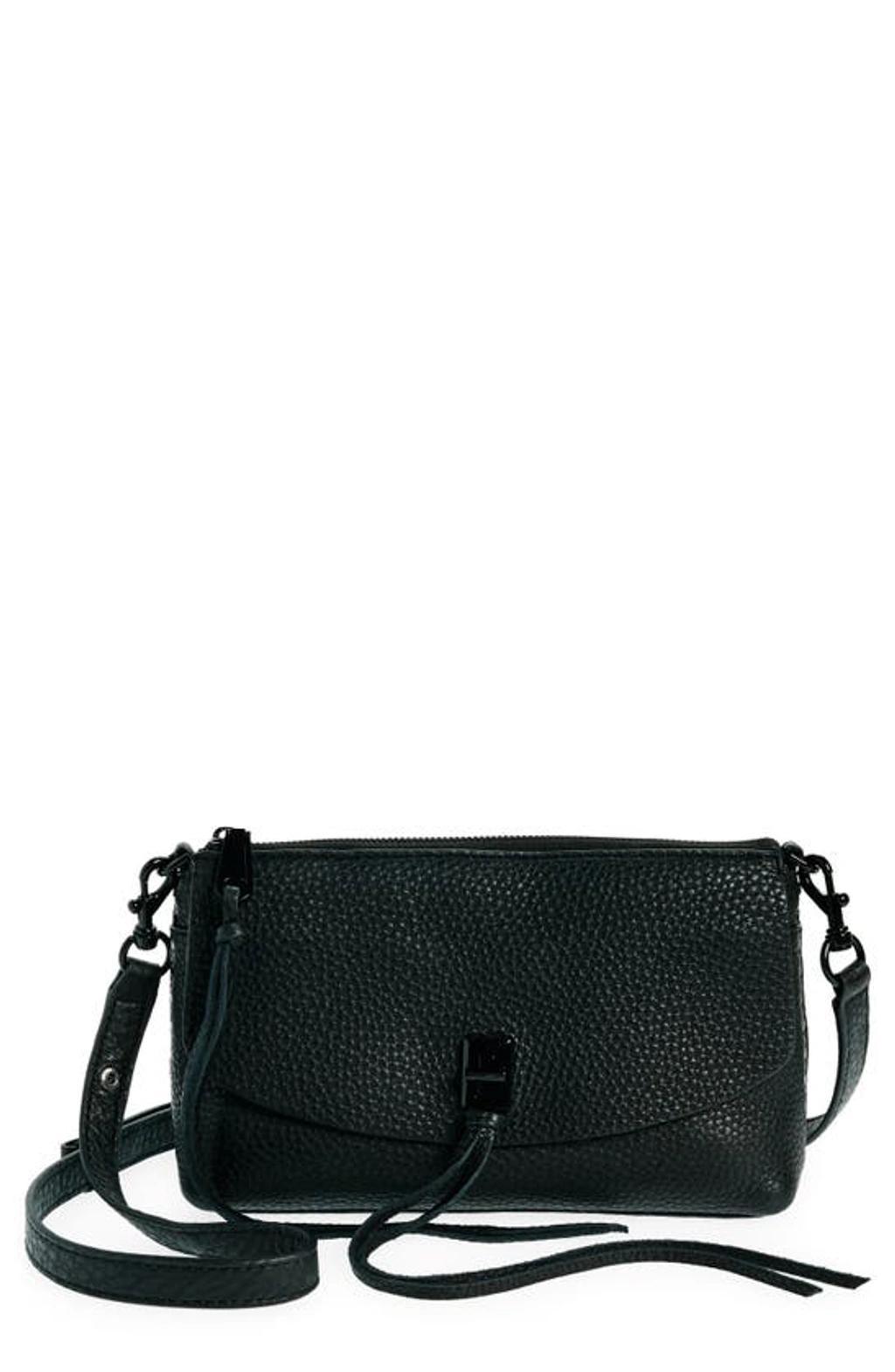 REBECCA MINKOFF Darren Leather Crossbody In Black Product Image