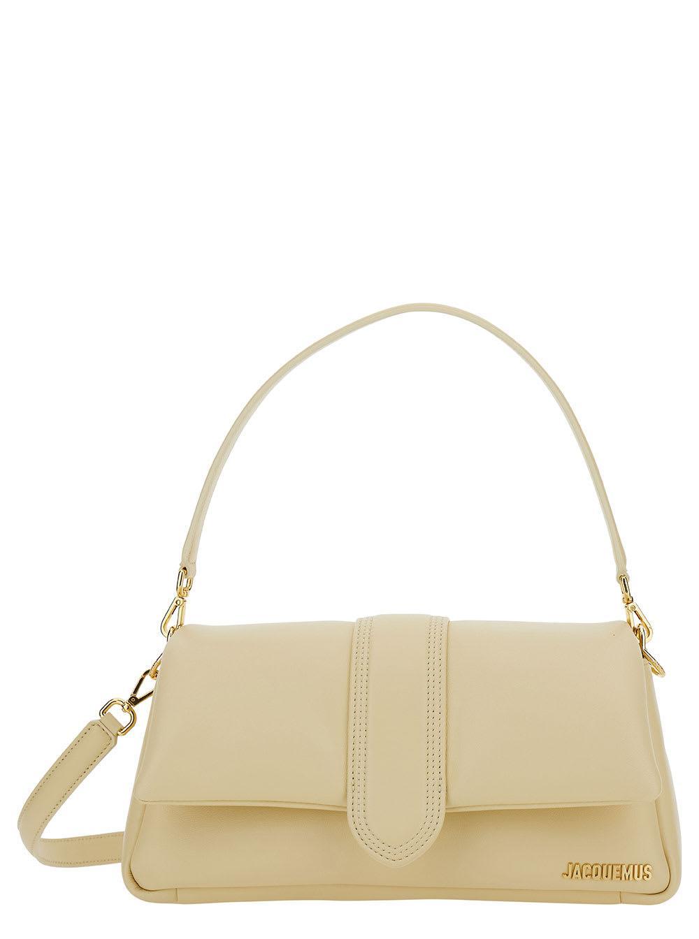 JACQUEMUS Le Bambimou Padded Shoulder Bag In Beige Product Image