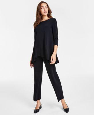 Jm Collection Womens 3 4 Sleeve Top Pull On Pants Created For Macys Product Image