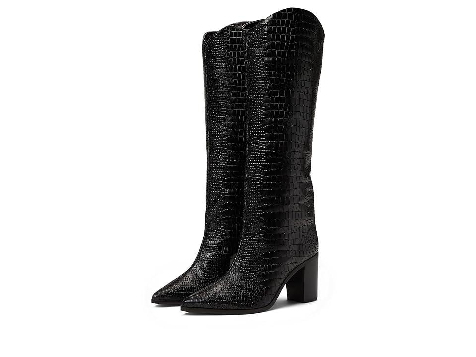 Stuart Weitzman Flare Block Heel Mid Calf Boot Product Image