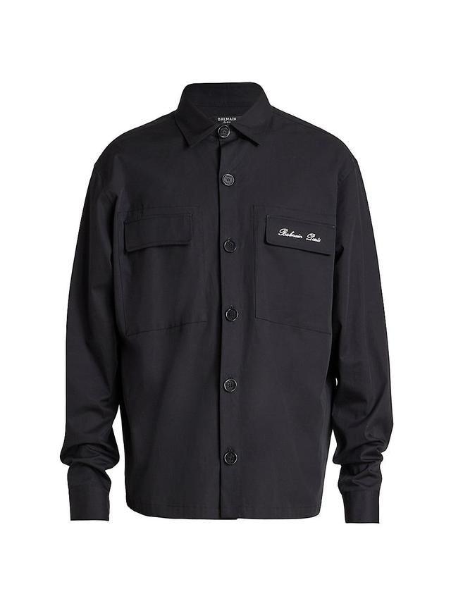 Mens Signature Poplin Overshirt Product Image