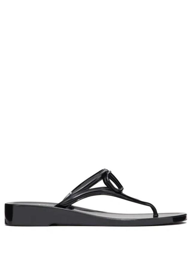 Vlogo Signature Thong Sandals In Black Product Image