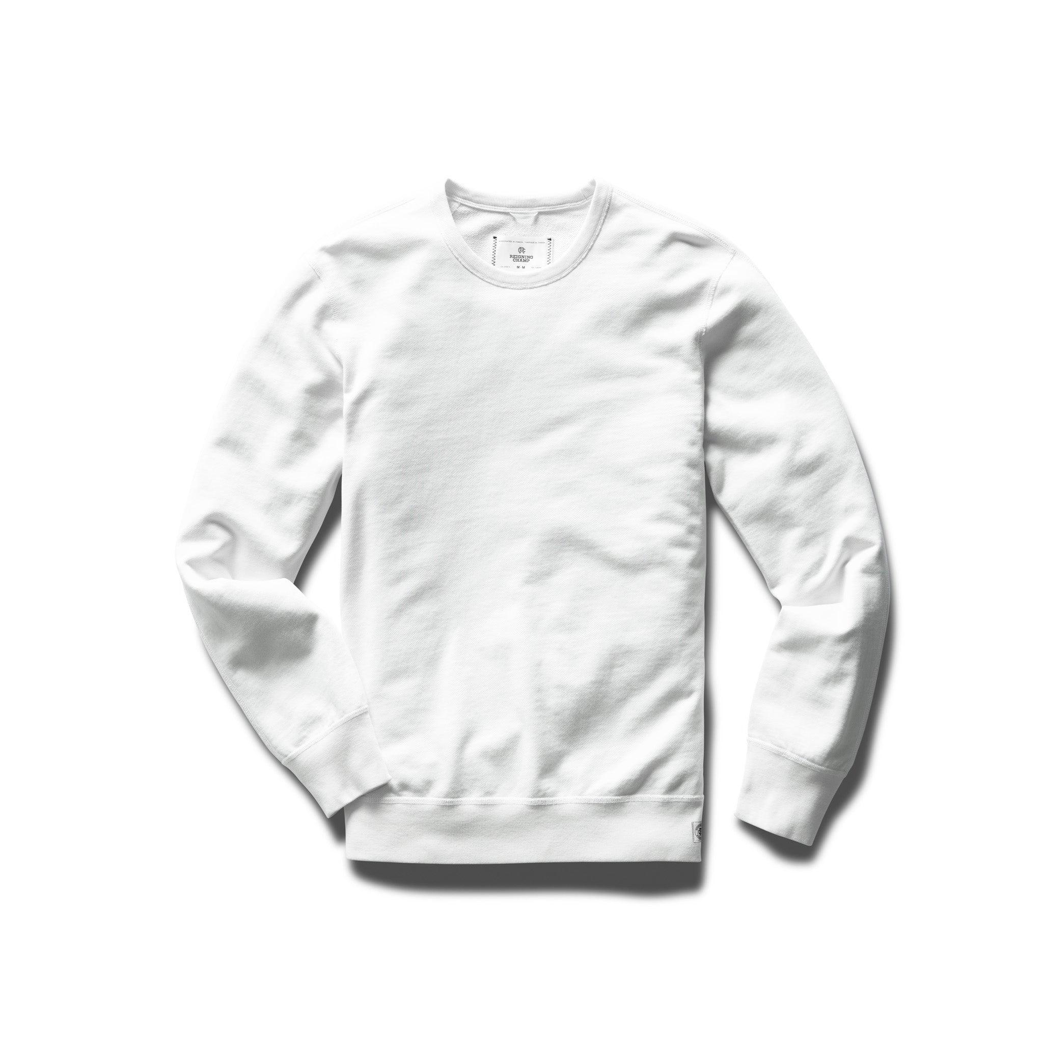 Lightweight Terry Slim Crewneck Male Product Image