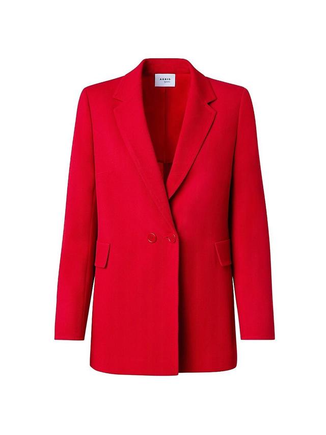 Womens Wool Boyfriend Blazer Product Image