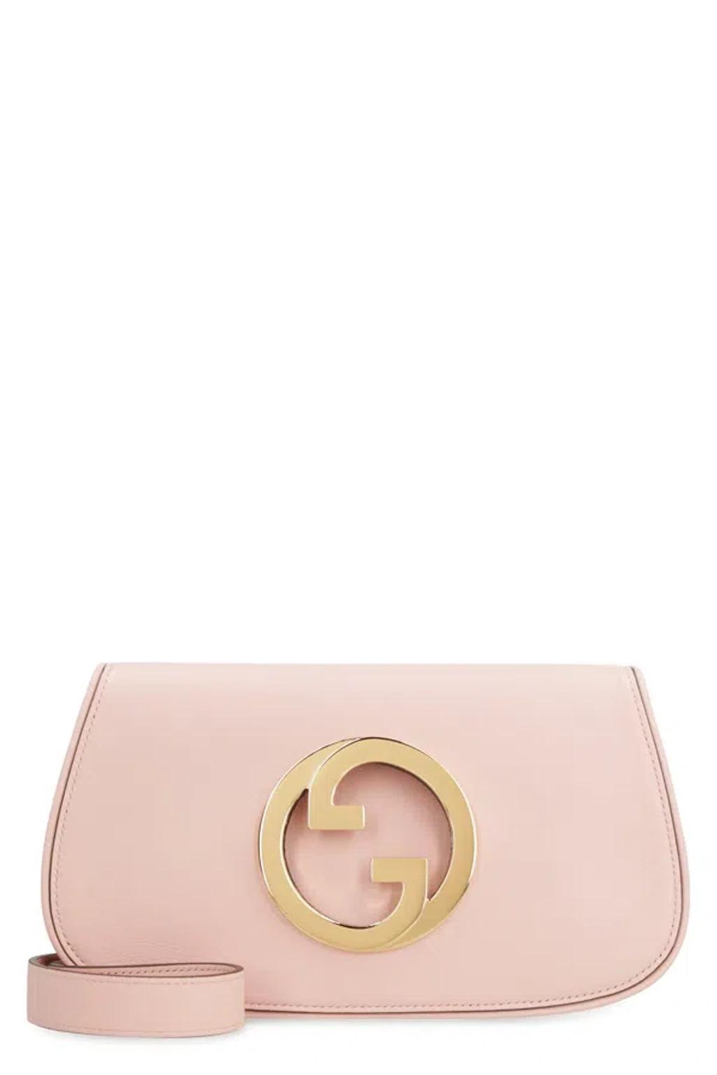 GUCCI Sophisticated Black Shoulder Bag For Women In Pink Product Image