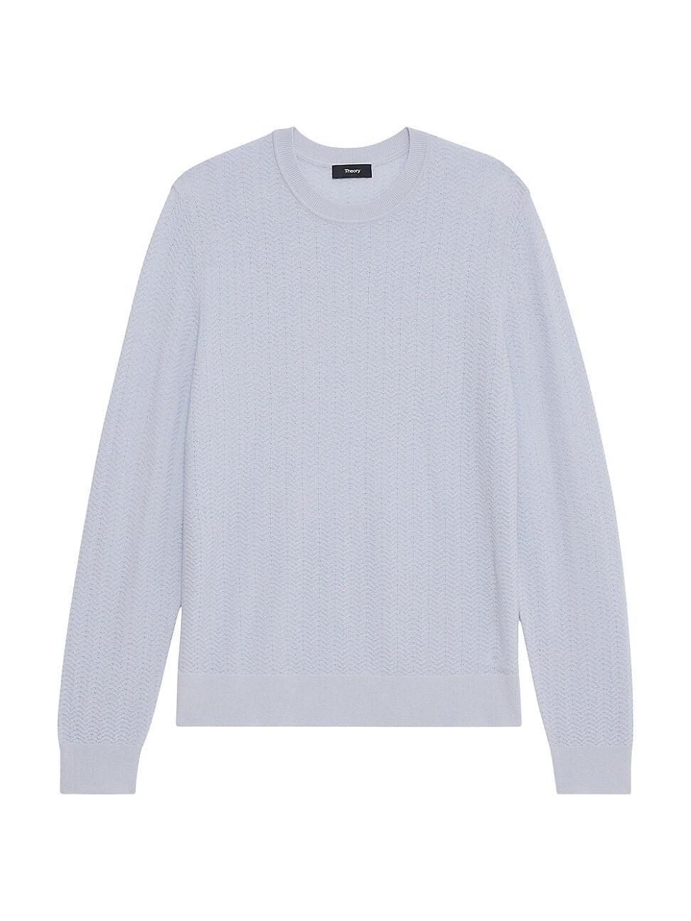 Mens Merino Wool Crewneck Sweater Product Image