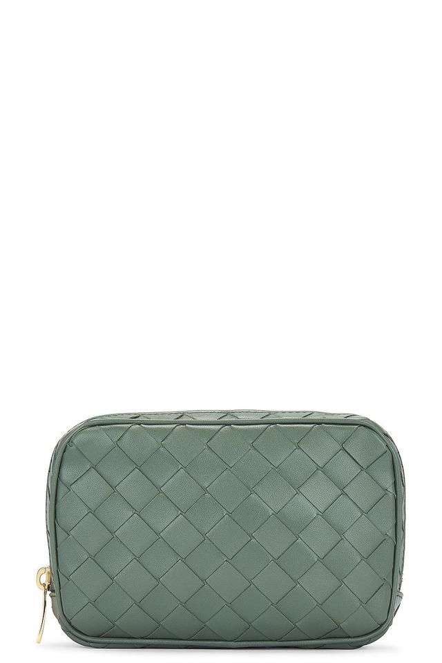 Bottega Veneta Small Zip Pouch Green.. Product Image