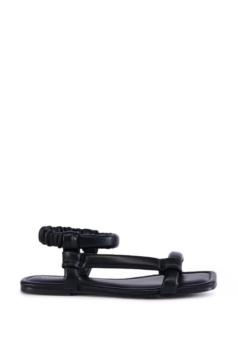 AZALEA WANG PRYSM BLACK SANDAL Product Image